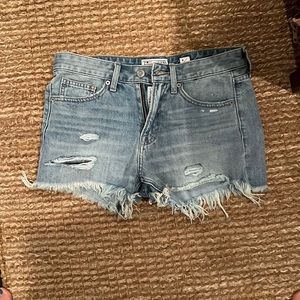 Womens lucky brand size 27/4 denim shorts. Like new
